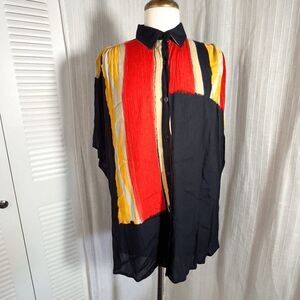 Animale Blouse Size M Vintage 80's Dark Academia Indie Sleaze Top